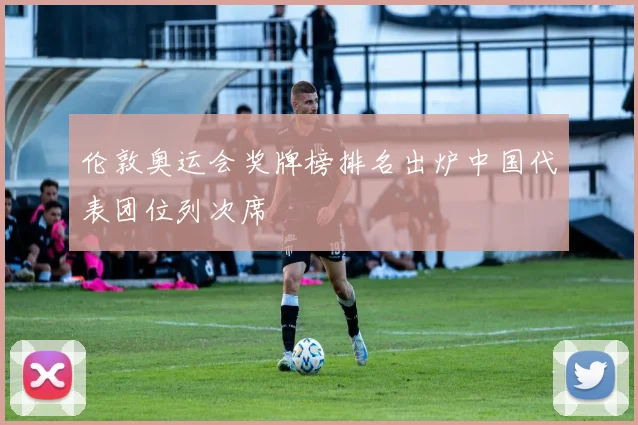 伦敦奥运会奖牌榜排名出炉中国代表团位列次席